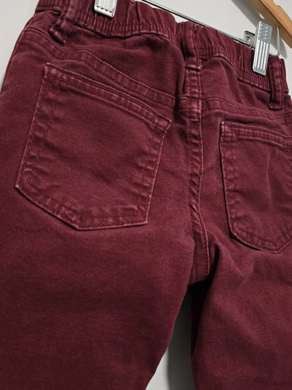 GAP Kids Drawstring Pull-On Pants in Burgundy Fall Style